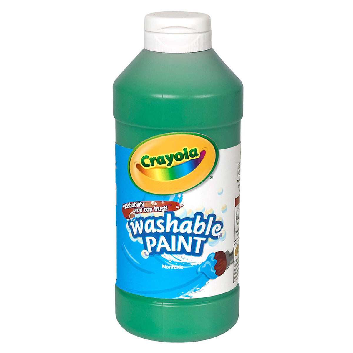 Crayola washable paint verde (16 oz)