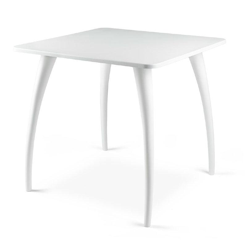 MESA FORCE ROSA CUADRADA BLANCO (75X75CM) (2-PARTES)