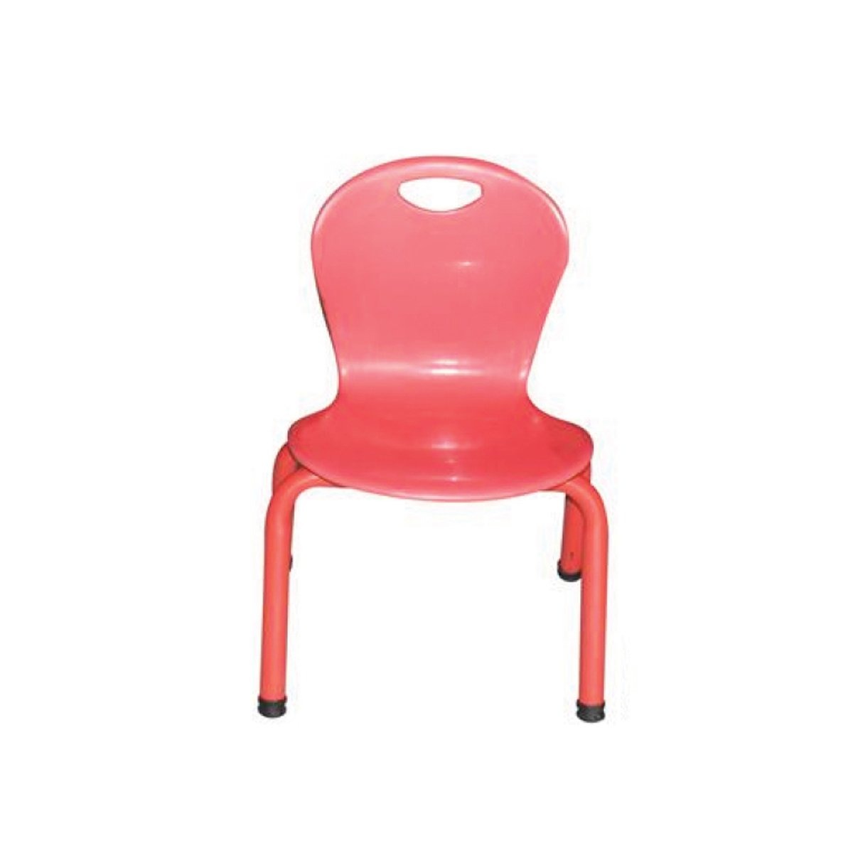 SILLA INFANTIL FORCE YCX-009 PATAS DE METAL (12") CHICA ROJA