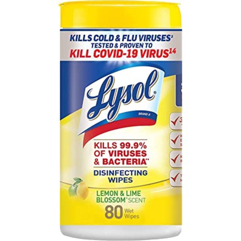 Toallitas Humedas Desinfectantes Lysol (80U)