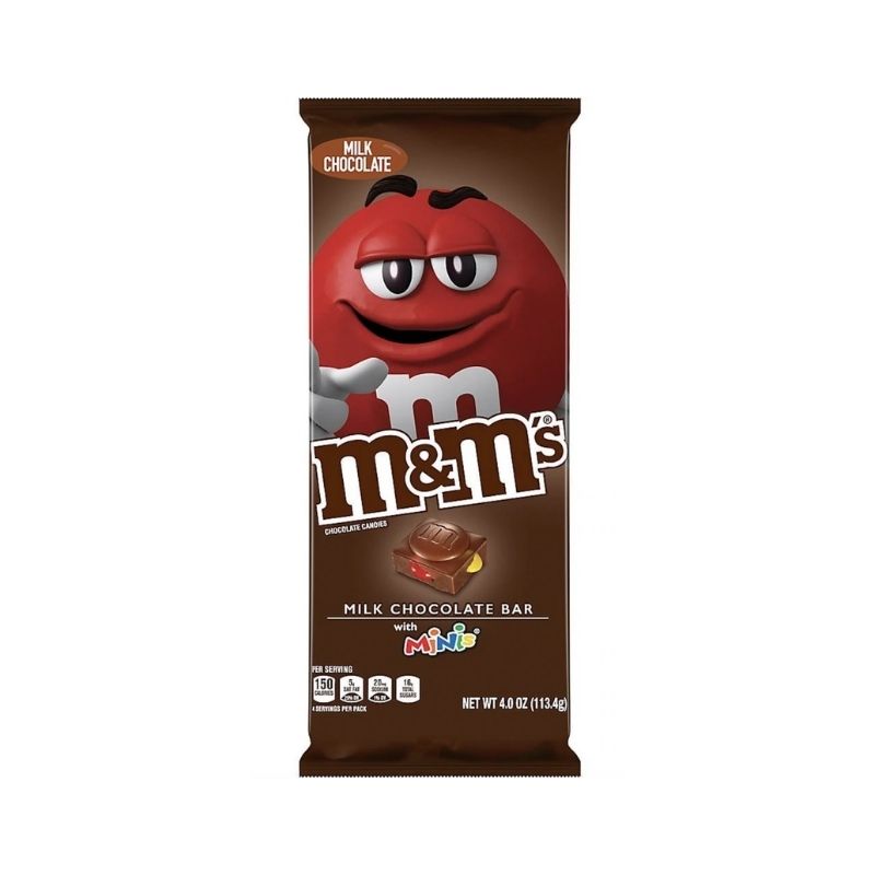 Barra de chocolate m&m's con minis