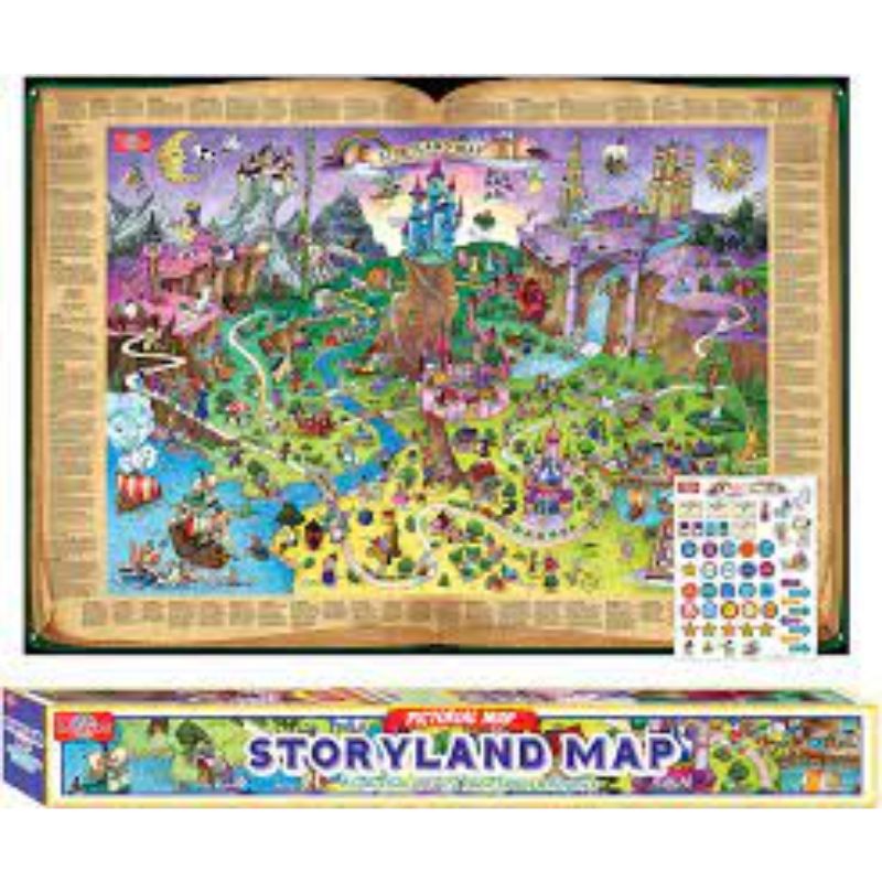 Map of Storyland Poster