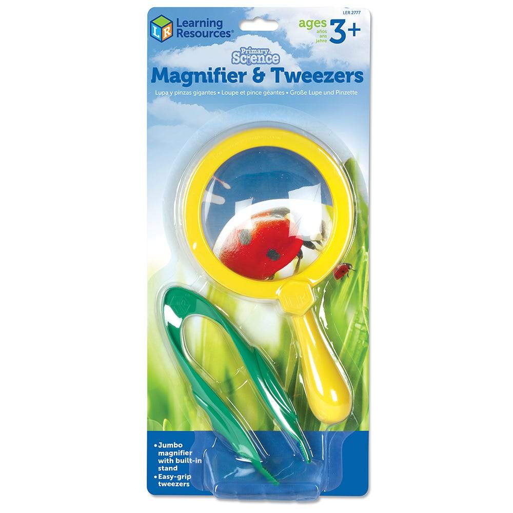 Primary Science Magnifier & Tweezers - Ultracomonline.com