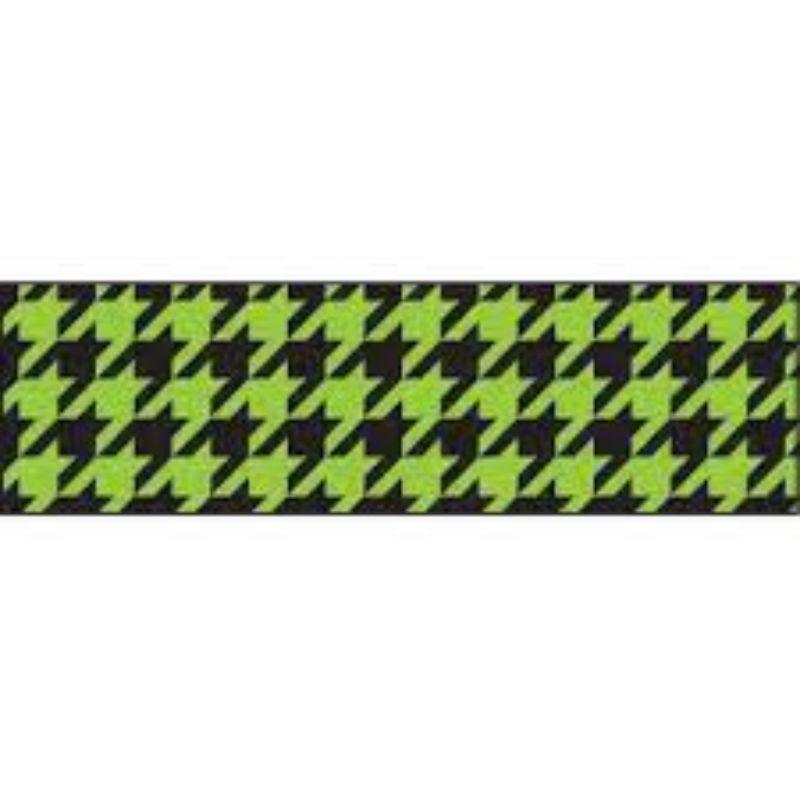 Pattern Bolder Borders Houndstooth Green (2-3/4"X35-3/4´)