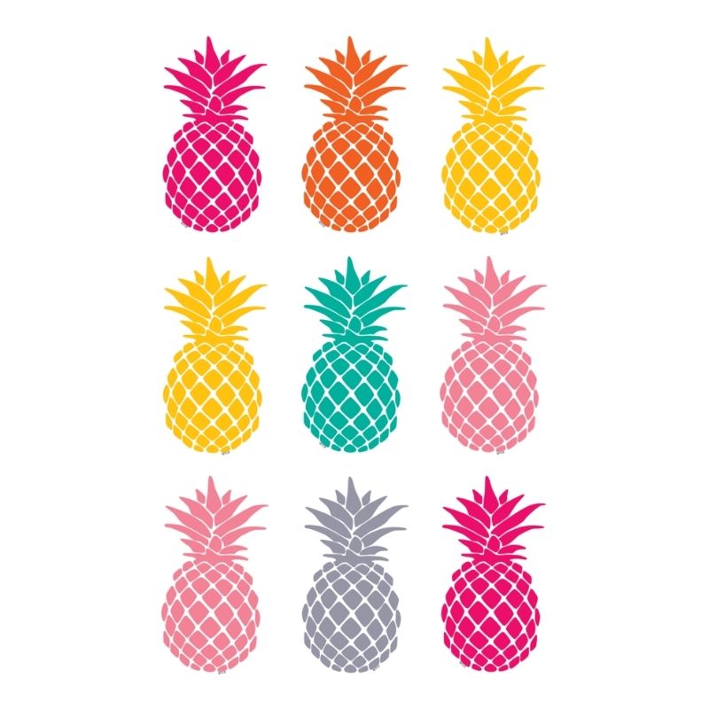 Tropical punch pineapples magnetic accents