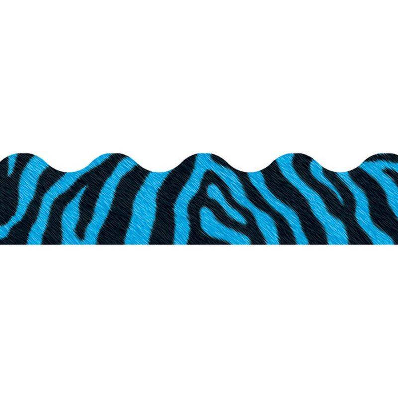 Trend T92850 Pattern Terrific Trimmers Zebra Blue (2-1/4"X39´)