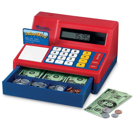 Pretend & play calculator cash register (blue)