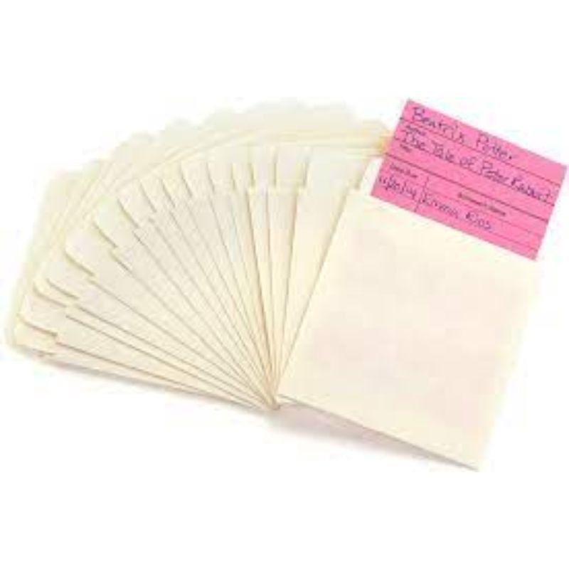 Ibrary Pockets (40 Manila Pockets)