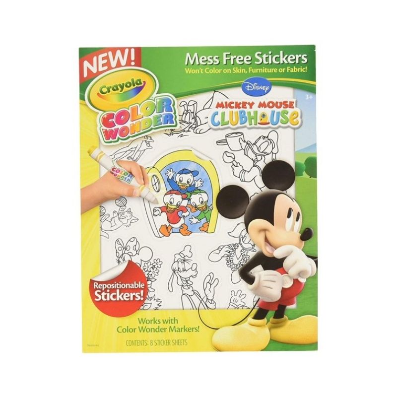 Color Wonder Stickers Mickey Mouse ClubHouse