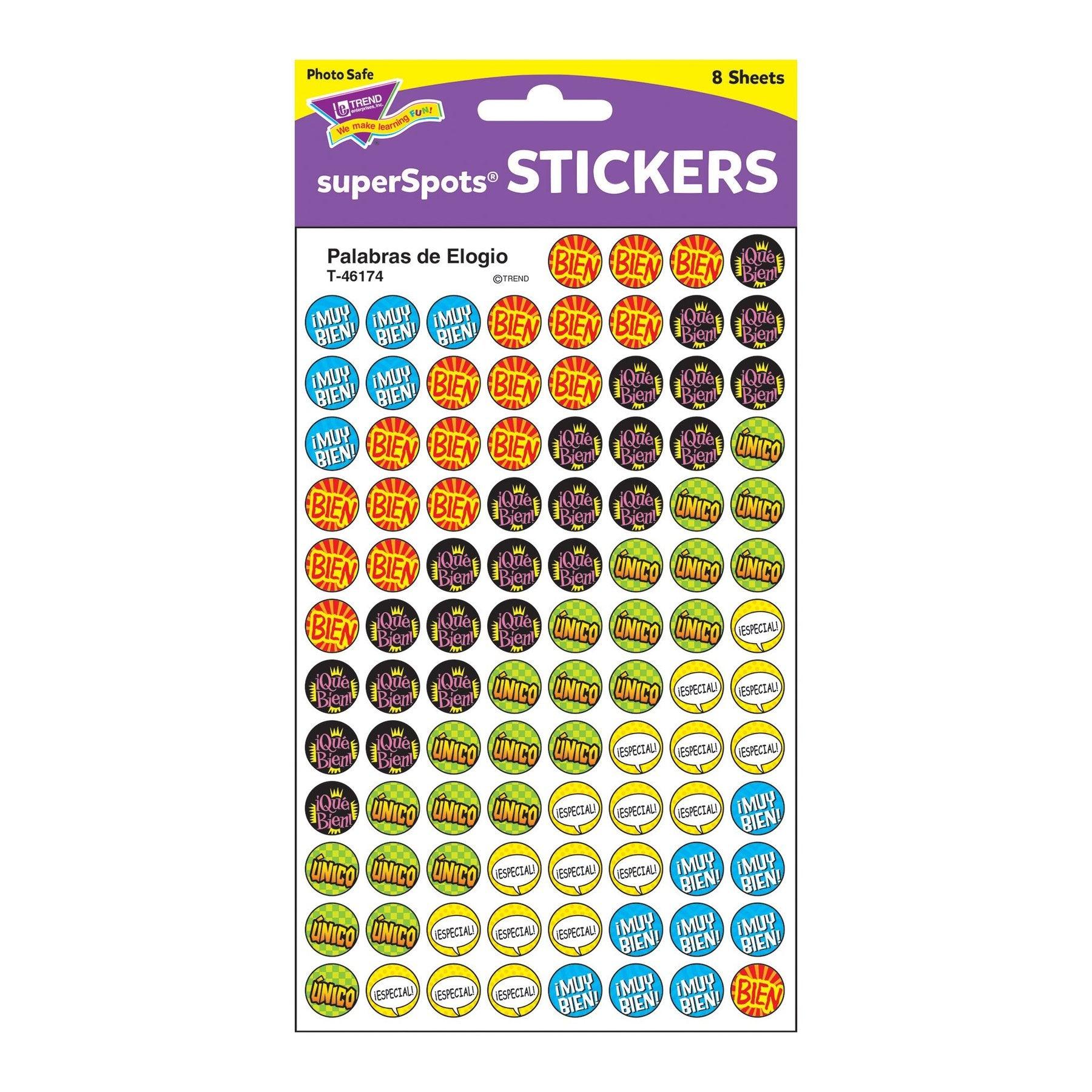 Palabras de elogio SuperShapes Stickers