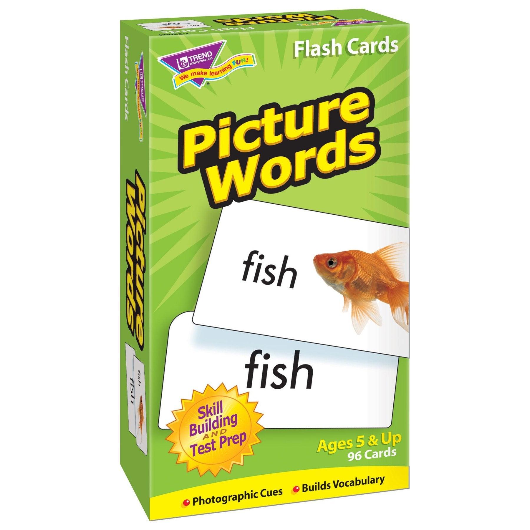 Picture Words Flash Cards