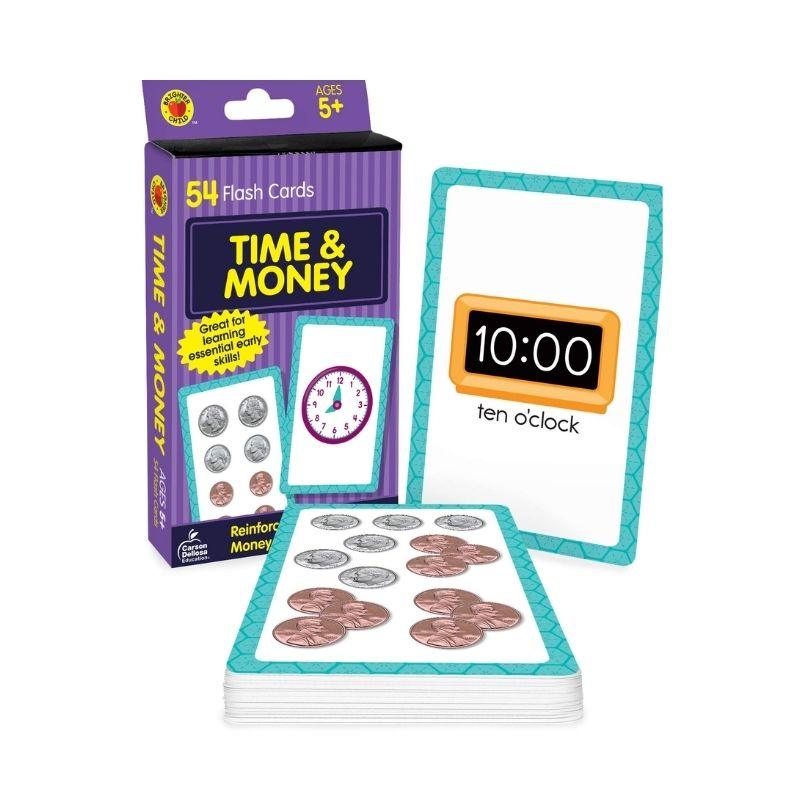 Time and Money Flash Cards