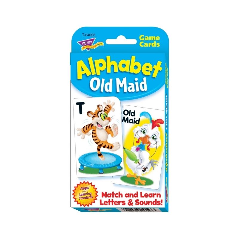 Alphabet Old Maid Challenge Cards