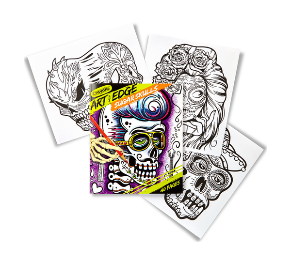 Art with Edge -Sugar skulls Coloring book – Ultracomonline.com