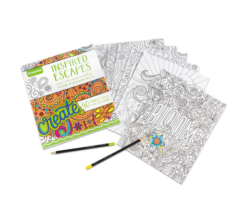 Inspired Escapes Coloring Book