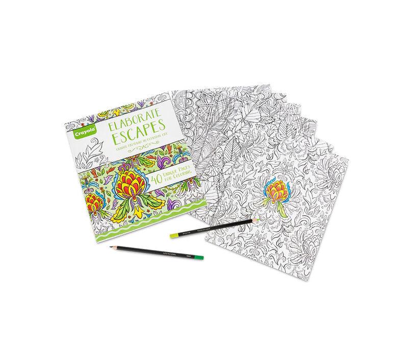 Elaborate Escapes Coloring Book