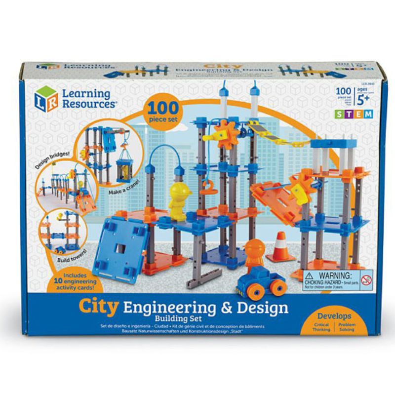 City Grades K+ Ages 3+ 100 pcs