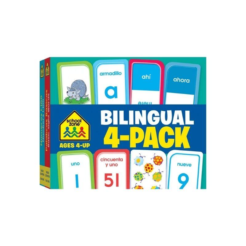 Bilingual Flash Cards (4 Pack)