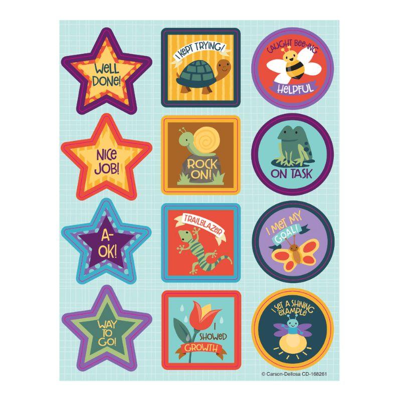 Nature Explorers Motivators Stickers.