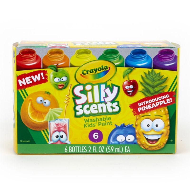 Crayola Silly Scents (2OZ) Washble Kids Paint (6pz) (E)