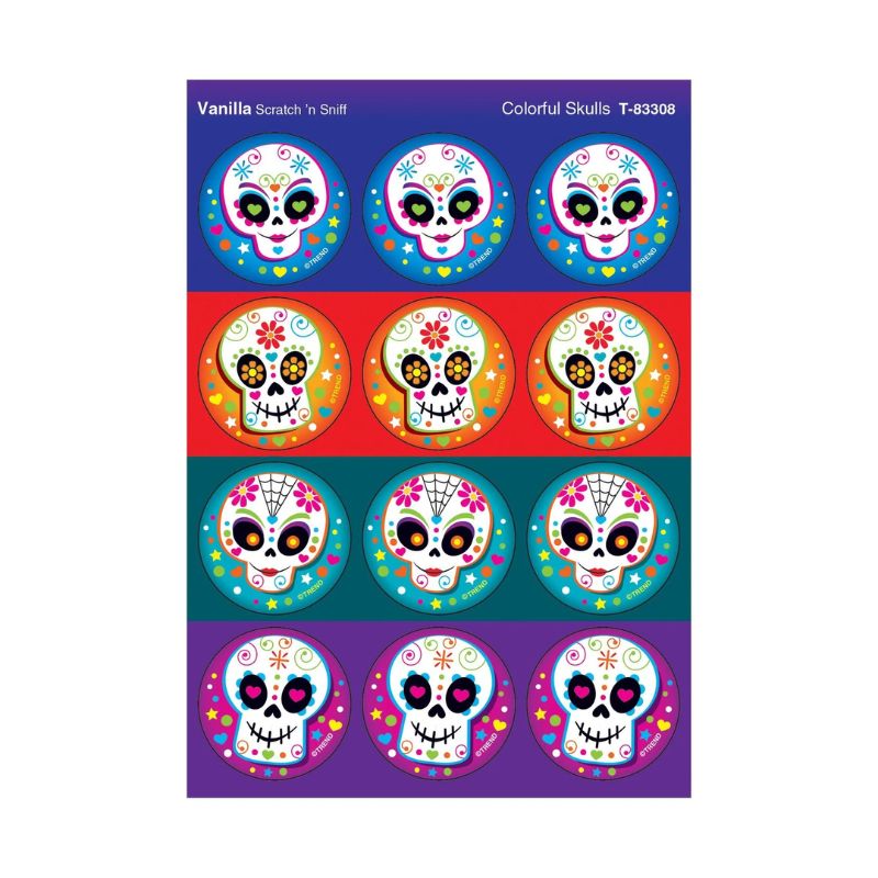 Round Colorful Skuls