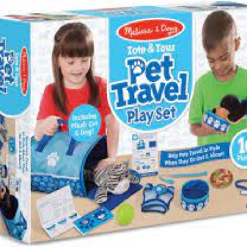 Pet Travel Play Set-Tote and Tour