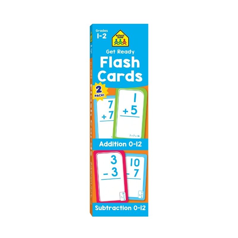 Get Ready Flash Cards Addition 0-12 & Subtraction 0-12