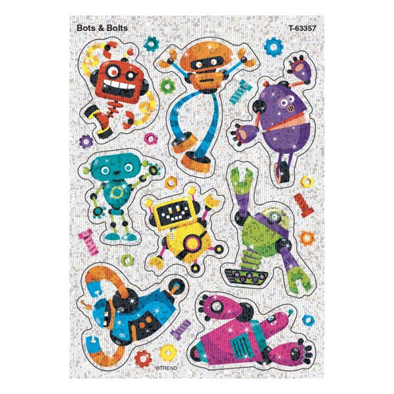 Sparkle Stickers Bots & Bolts