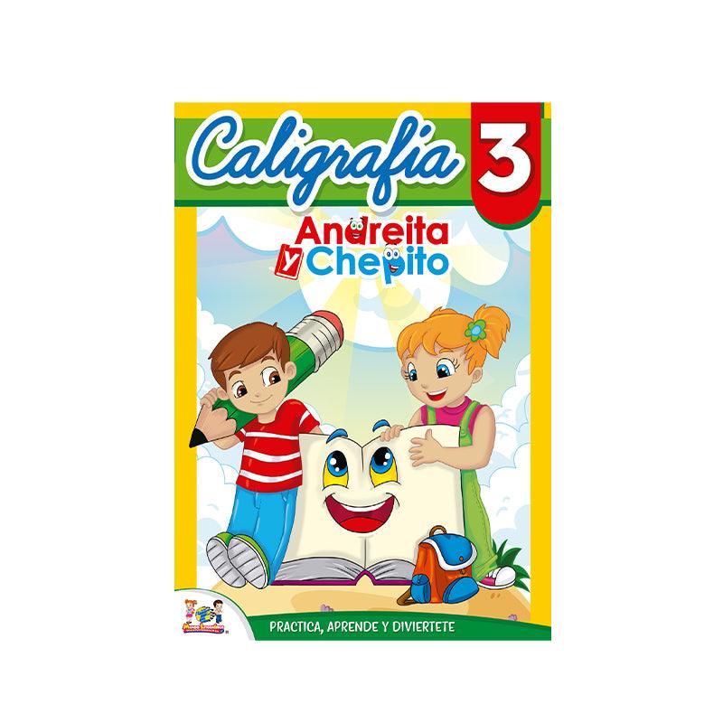 Libro de caligrafia #3 andreita y chepito (96 pag)