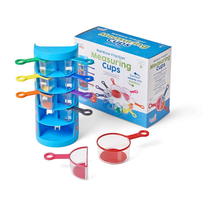 Rainbow Fraction Measuring Cups