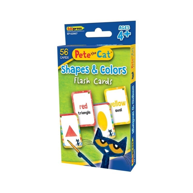 Pete the Cat Shapes & Colors Flash Cards