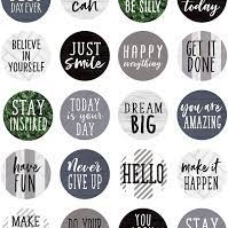 Modern Farmhouse Words to Inspire Planner Stickers