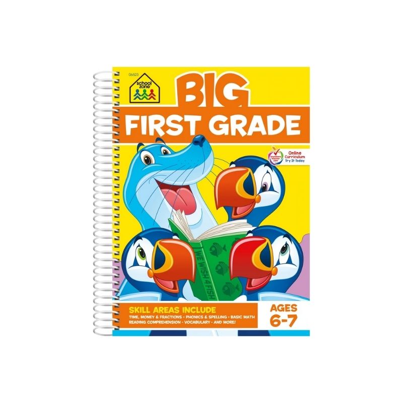 Big First Grade Workbook (Spiral Bound)