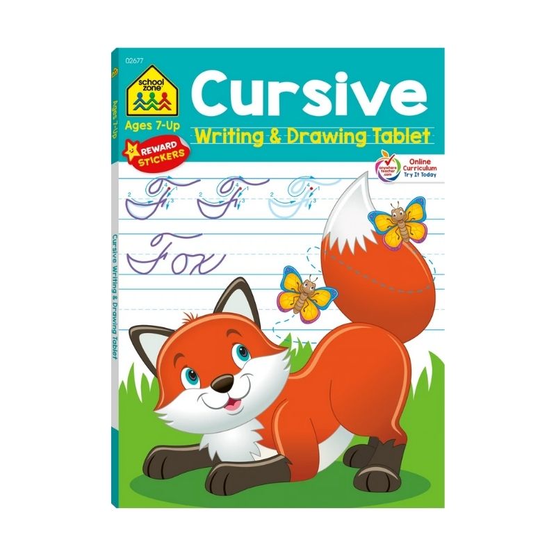 Cursive Writing & Drawing Tablet Workbook