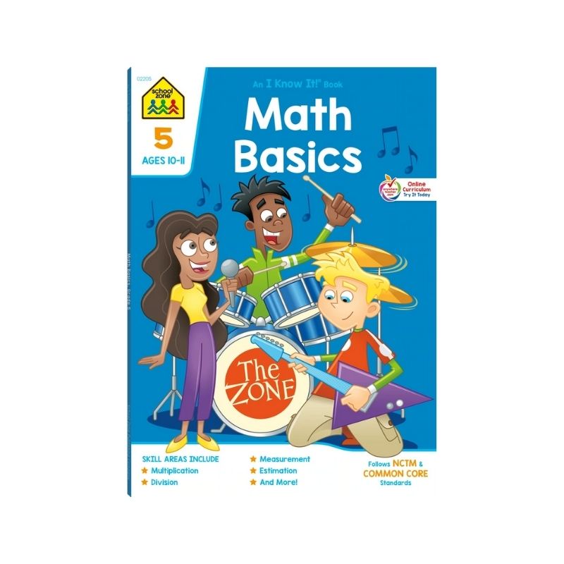 Math Basics Grade 5 Workbook