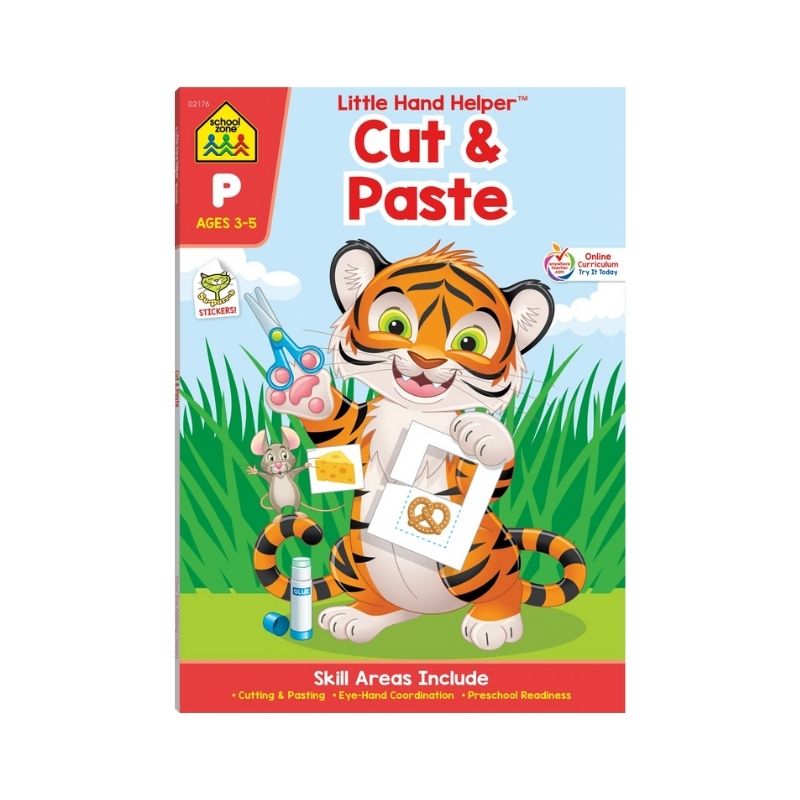 Cut & Paste Preschool Workbook