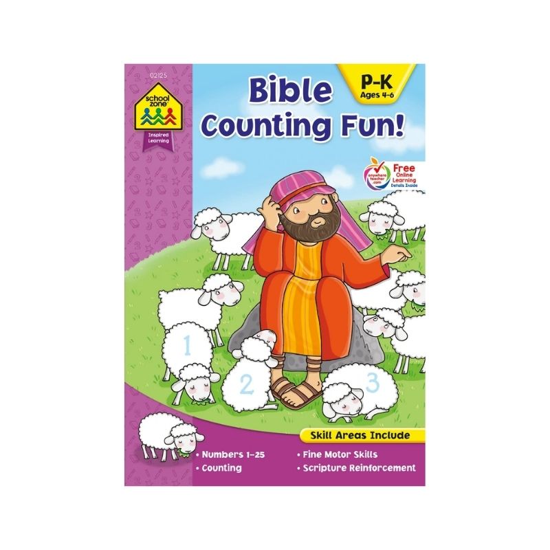 Bible Counting Fun! Grades P-K Workbook