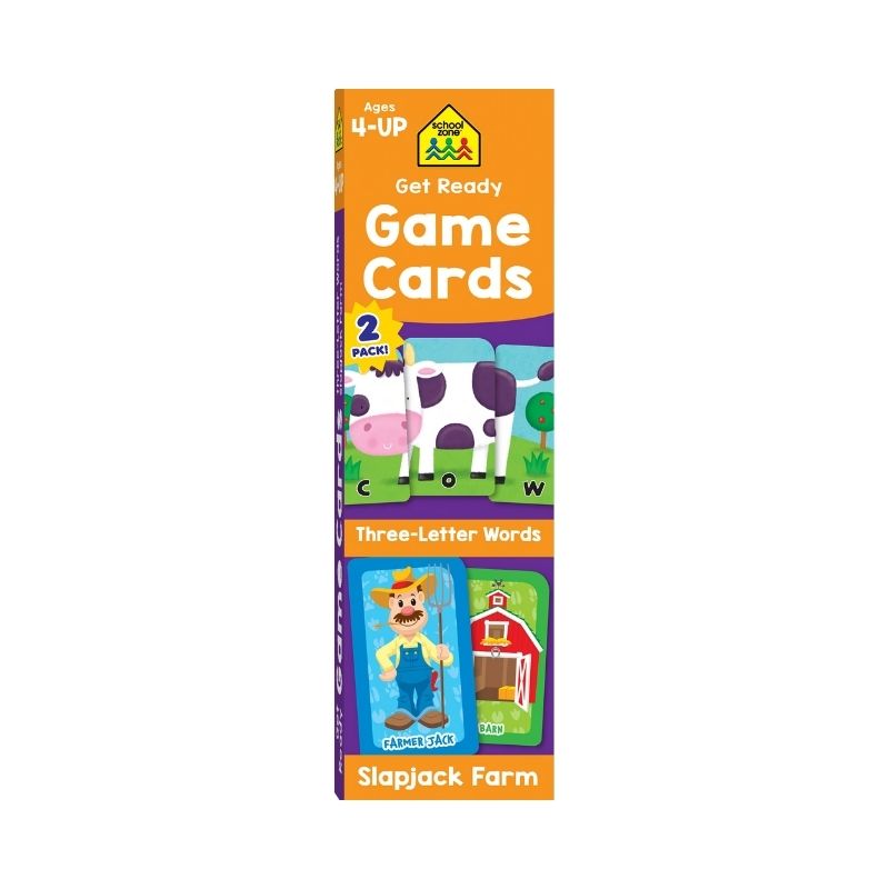 Get Ready Game Cards Three-Letter Words & Slapjack Farm