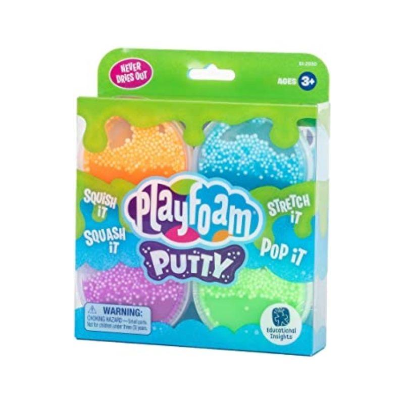 Playfoam Putty - Paquete de 4 juguetes sensoriales.