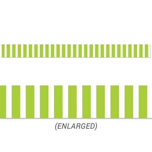 CTP-10069 BORDERS LIME GREEN BOLD STRIPES