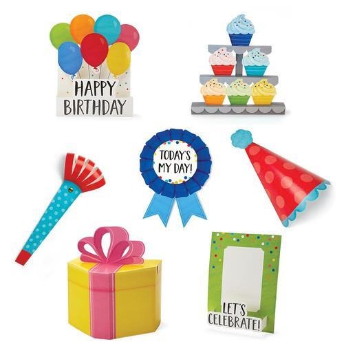 CTP-10176 BULLETIN BOARD SET POP IT HAPPY BIRTHDAY