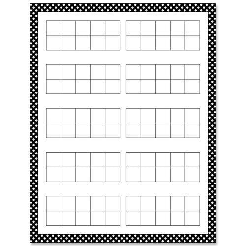 CTP-10192 CHART TEN FRAMES