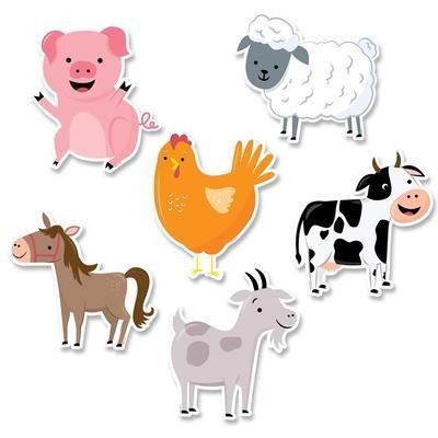 CTP-10227 CUT OUTS FARM FRIENDS 6IN