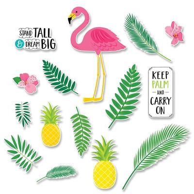 CTP-10235 BULLETIN BOARD SET FLAMINGO FUN