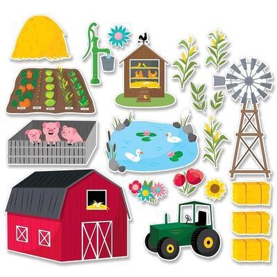 CTP-10237 BULLETIN BOARD SET FARM FUN