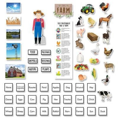 CTP-10241 MINI BULLETIN BOARD SET THE FARM