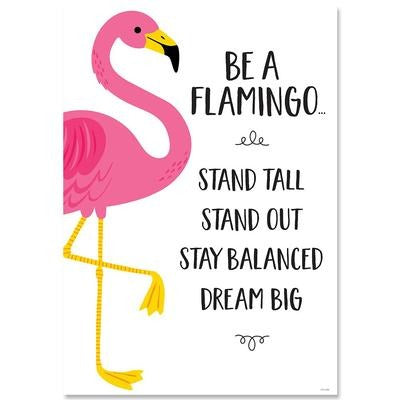 CTP-10243 INSPIRE U POSTERS BE A FLAMINGO