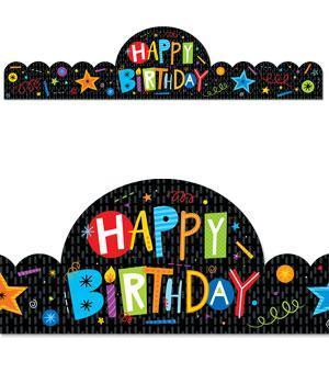 CTP-2817 BORDERS HAPPY BIRTHDAY CROWN