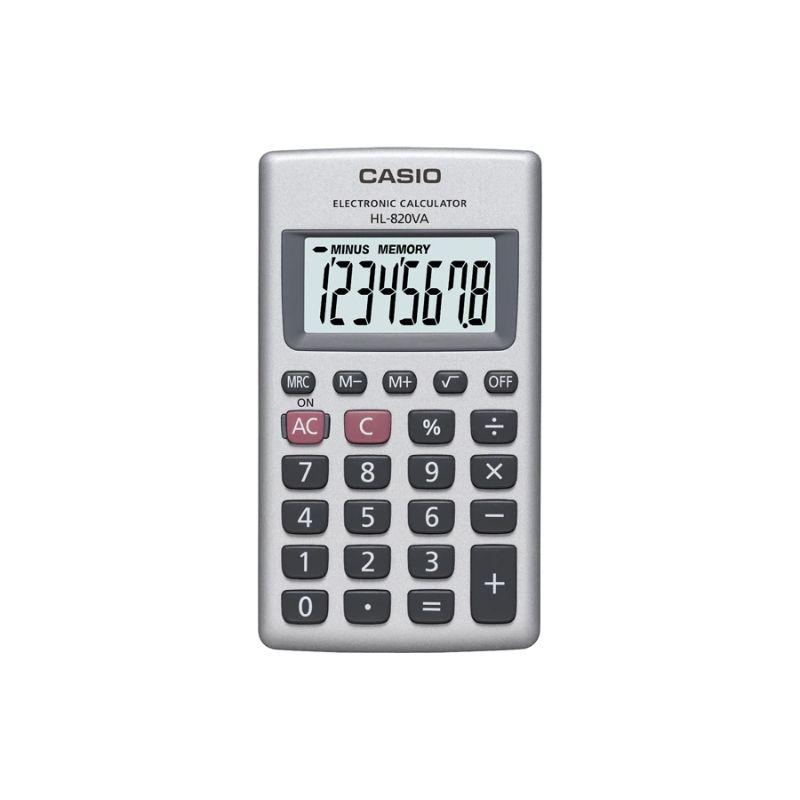 Calculadora casio gris de bolsillo (8 dígitos) - Ultracomonline.com