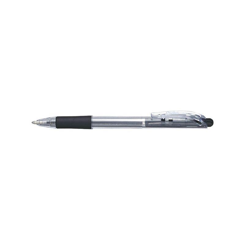 Pluma pentel Â¡feel-it! Retractil negra de 1.0mm - Ultracomonline.com